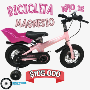 Bicicleta Aro 12 Magnesio-Niño/as