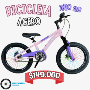 Bicicleta Aro 20 Acero - Niño/as